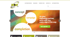 Desktop Screenshot of mowprinting.com